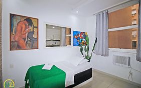 Studio silencioso para 3 pessoas em Copacabana